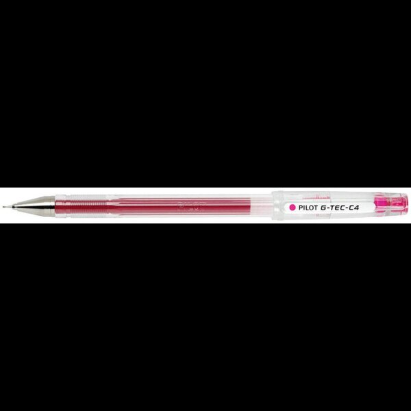 PILOT G-Tec C4 0.4 Gelschreiber transparent 0,4 mm, Schreibfarbe: pink, 1 St.