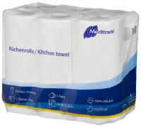 Meditrade® Küchenrollen 3-lagig, 6 Rollen