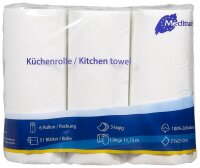 Meditrade® Küchenrollen 3-lagig, 6 Rollen