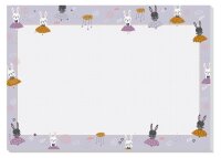 SIGEL Schreibtischunterlage Bunny Ballerinas flieder...