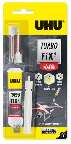 UHU Turbo Fix Plastik 2 Komponenten-Kleber 10,0 g, 1 St.