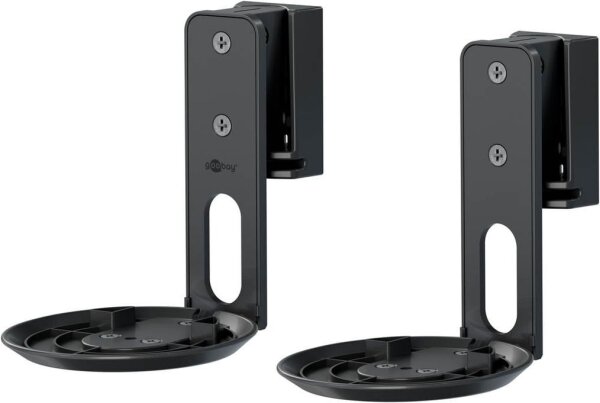 goobay Lautsprecher-Wandhalterung Modern Era 1 Flex schwarz