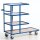 Rollcart Kommissionierwagen 08-7720 blau 47,0 x 104,0/63,0 x 106,0 cm