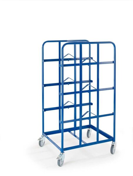 Rollcart Kommissionierwagen 16-4410 blau 2 x 41,0 x 2 x 61,0 x 152,0 cm
