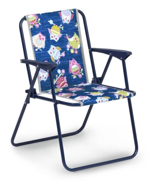 barths Kinder-Klappstuhl mit Armlehnen blau, bunt, 1 St.
