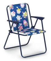 barths Kinder-Klappstuhl mit Armlehnen blau, bunt, 1 St.