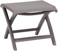 barths Gartenhocker Larino antikgrau, Metall, 2 St.