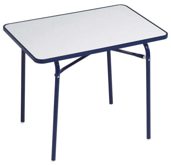 barths Kinder-Campingtisch blau, weiß rechteckig 60,0 x 40,0 x 49,0 cm