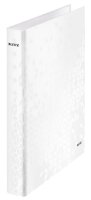 LEITZ WOW Ringbuch 2-Ringe perlweiß 4,0 cm DIN A4,...