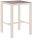 barths Gartentisch Paros grau, sand quadratisch 80,0 x 80,0 x 109,5 cm