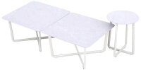 barths Fellow Beistelltische-Set freiform Keramik beige,...