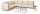 barths Fellow Beistelltische-Set freiform Keramik beige, 3 St.