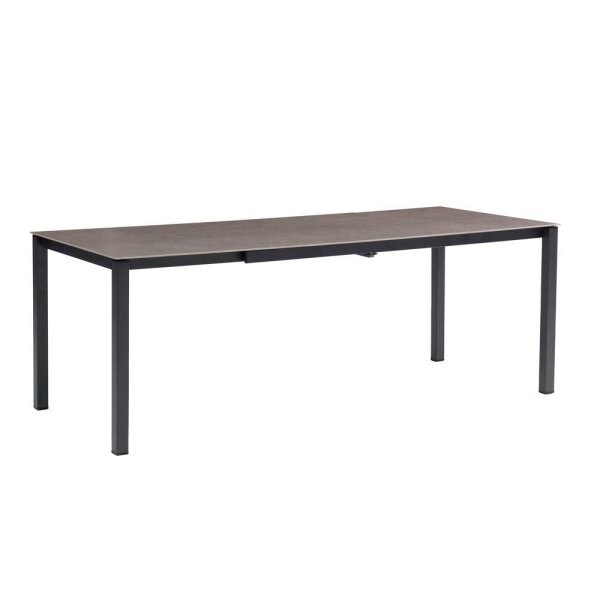 barths Gartentisch Palazzo anthrazit rechteckig 160,0-210,0 x 90,0 x 75,0 cm