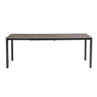 barths Gartentisch Palazzo anthrazit rechteckig 160,0-210,0 x 90,0 x 75,0 cm