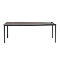 barths Gartentisch Palazzo anthrazit rechteckig 160,0-210,0 x 90,0 x 75,0 cm