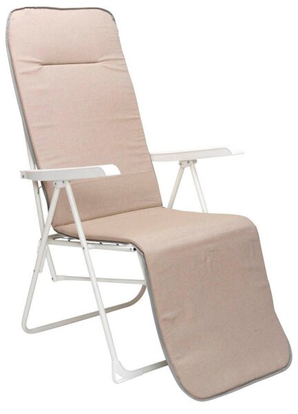 barths Gartenstuhl mit Armlehnen Chiemsee beige, 1 St.