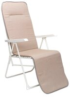 barths Gartenstuhl mit Armlehnen Chiemsee beige, 1 St.
