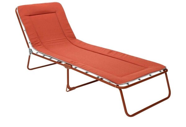 BEST Sonnenliege Chiemsee orange Stahl  ( 34456812 )