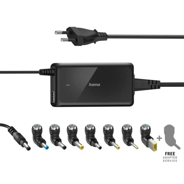 hama Laptop-Netzteil Slim & Light 00200000 65 Watt