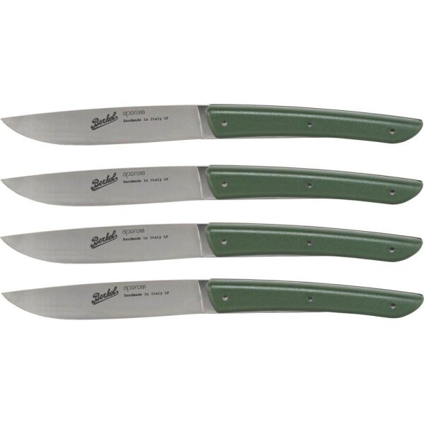 Berkel Steakmesser COLOR grün, Klinge: 11,0 cm, 4 St.