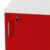 BOI Arktur Eco Isolationswagen weiß 4 Ebenen 44,0 x 57,0 x 166,0 cm