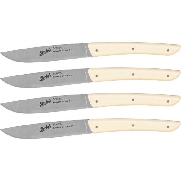 Berkel Steakmesser COLOR creme, Klinge: 11,0 cm, 4 St.