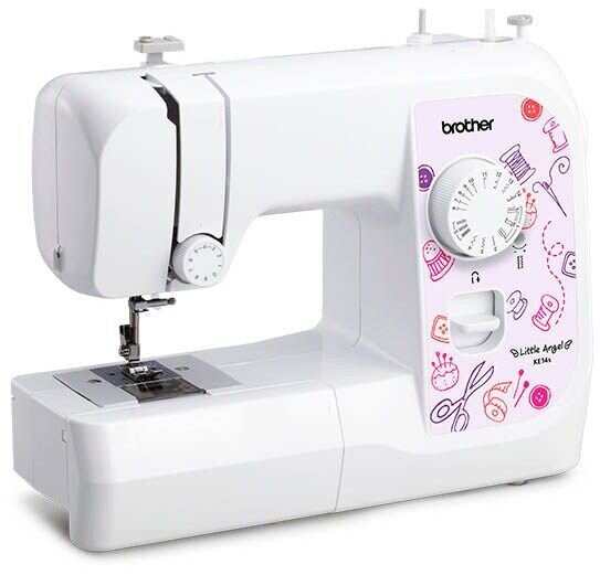 brother KE14s Nähmaschine weiß