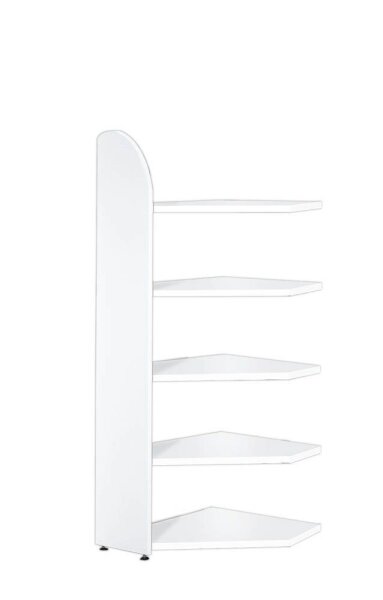 Kerkmann Eckregal Dante weiß 60,0 x 32,5 - 60,0 x 190,0 cm, 1 St.
