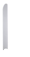 Kerkmann Dante Abschlusswand lichtgrau 1,9 x 32,5 x 190,0 cm