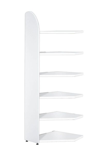 Kerkmann Eckregal Dante weiß 60,0 x 32,5 - 60,0 x 225,0 cm, 1 St.