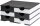 styro Sortierstation styrodoc duo Standard schwarz/weiß mit 6 Fächern