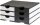 styro Sortierstation styrodoc duo Standard schwarz/weiß mit 6 Fächern