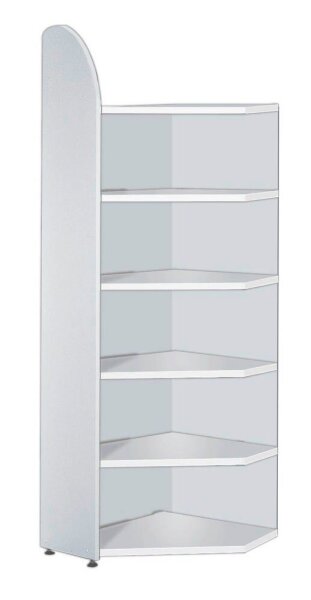 Kerkmann Eckregal Dante weiß 60,0 x 32,5 - 60,0 x 225,0 cm, 1 St.