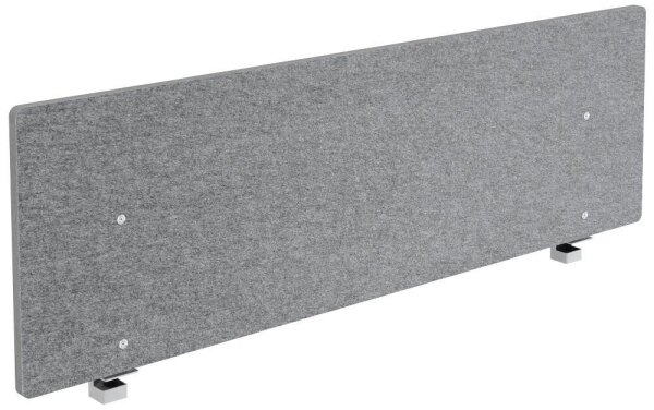HAMMERBACHER Tischtrennwand VARW16/5, grau 159,5 x 50,0 cm, 1 St.
