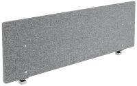 HAMMERBACHER Tischtrennwand VARW16/5, grau 159,5 x 50,0...