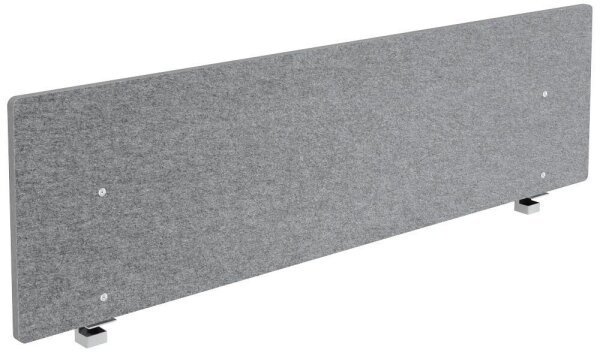 HAMMERBACHER Tischtrennwand VARW18/5, grau 179,5 x 50,0 cm, 1 St.
