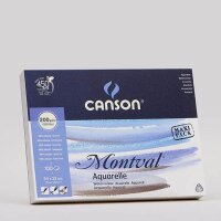 canson Aquarellblock Montval 24,0 x 32,0 cm 200 g/qm, 100...