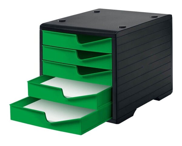 styro Schubladenbox styroswingbox  gecko 275-8430.5191, DIN A4 mit 5 Schubladen, 1 St.