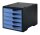 styro Schubladenbox styroswingbox  cornflower 275-8430.621, DIN A4 mit 5 Schubladen, 1 St.