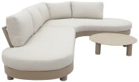 barths Loungegruppe Salerno sand Kunststoff, Metall, 3-teilig