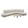 barths Loungegruppe Salerno sand Kunststoff, Metall, 3-teilig