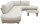 barths Loungegruppe Salerno sand Kunststoff, Metall, 3-teilig