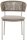barths Gartenstuhl mit Armlehnen Spitz sand, Metall, 2 St.