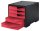 styro Schubladenbox styroswingbox  cranberry 275-8430.2291, DIN A4 mit 5 Schubladen, 1 St.