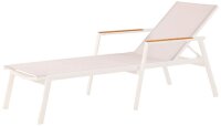 barths Sonnenliege Paros braun Aluminium