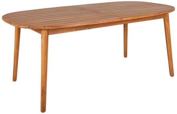 barths Gartentisch Siena akazie  rechteckig abgerundet 180,0 - 240,0 x 100,0 x 75,0 cm