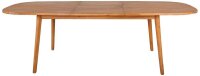 barths Gartentisch Siena akazie  rechteckig abgerundet 180,0 - 240,0 x 100,0 x 75,0 cm