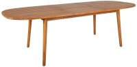 barths Gartentisch Siena akazie  rechteckig abgerundet 180,0 - 240,0 x 100,0 x 75,0 cm