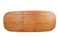 barths Gartentisch Siena akazie  rechteckig abgerundet 180,0 - 240,0 x 100,0 x 75,0 cm