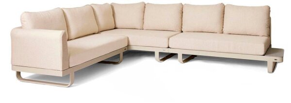 barths Loungegruppe Fellow sand Metall, 10-teilig